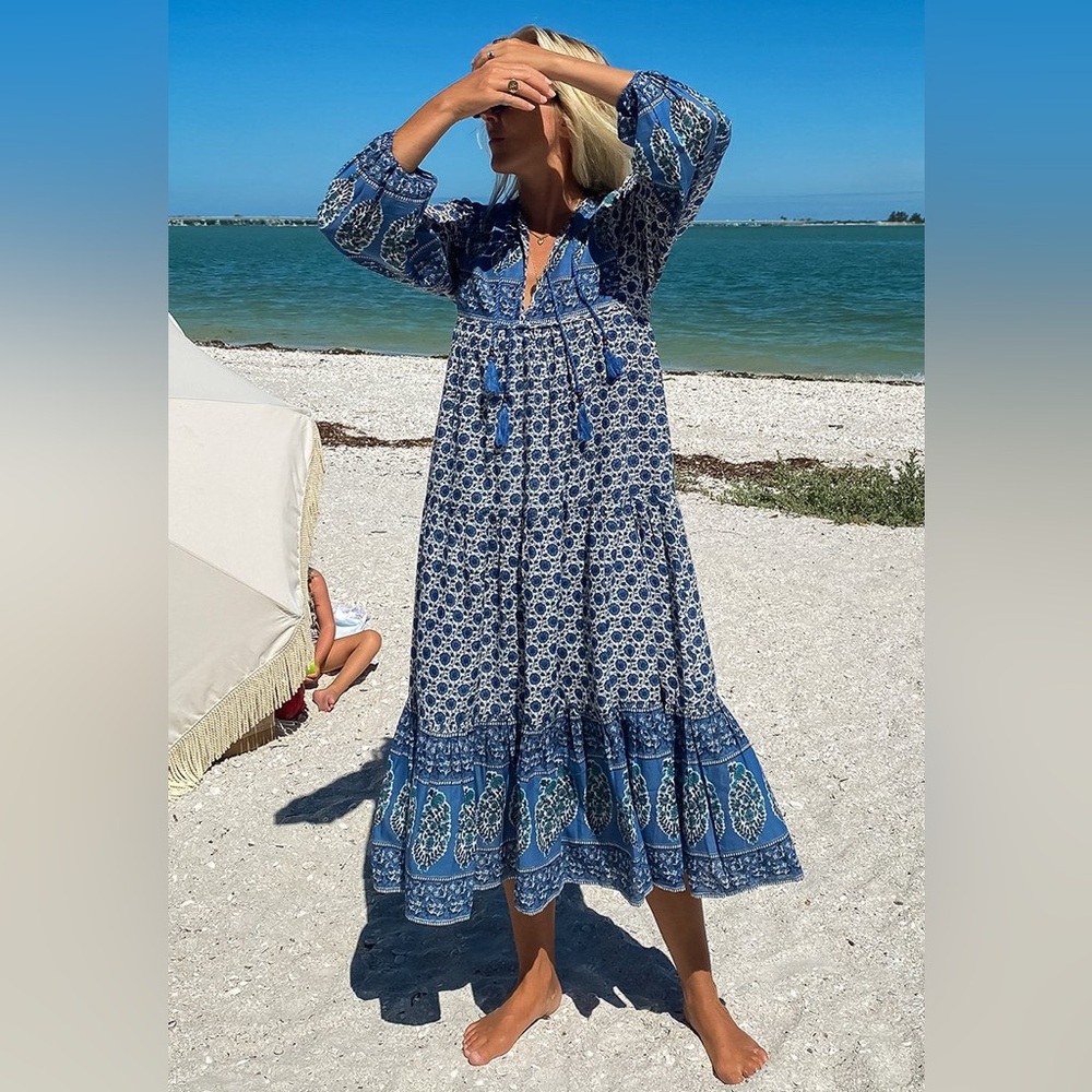 Emerson Fry Heirloom Indigo Dress